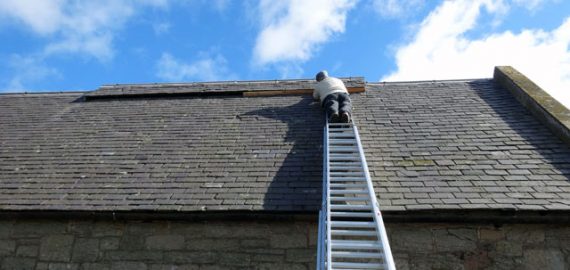 repairing the roof